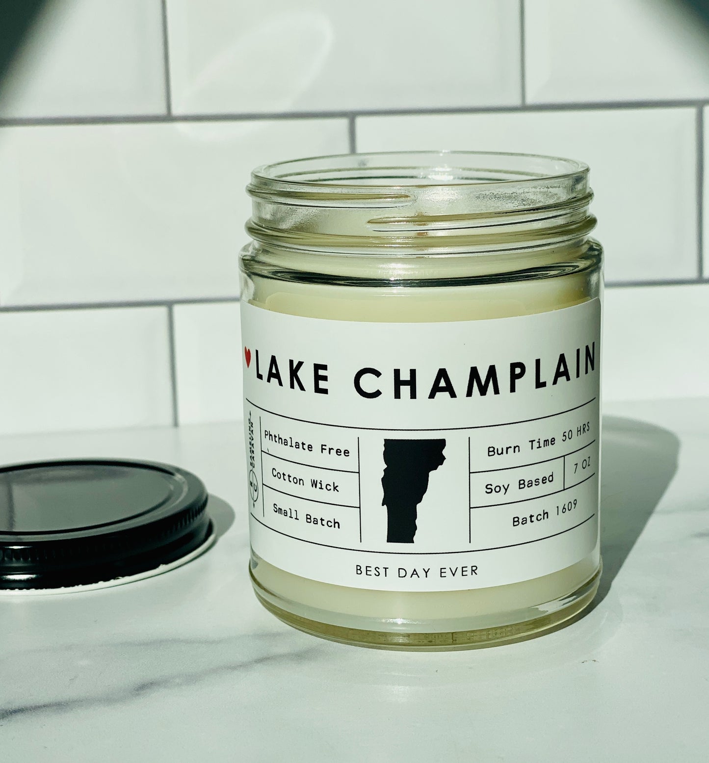 Lake Champlain, VT Candle