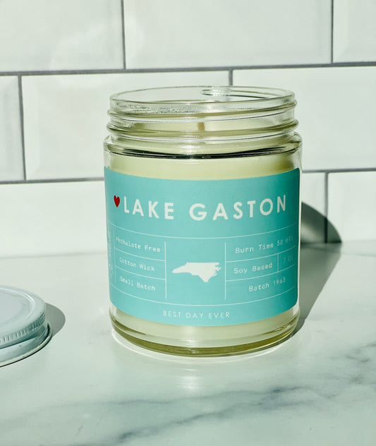 Lake Gaston, NC Candle