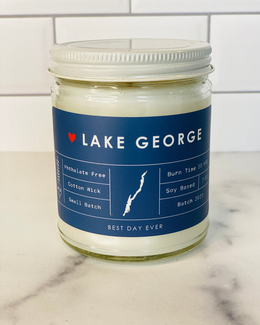 Lake George, NY Candle