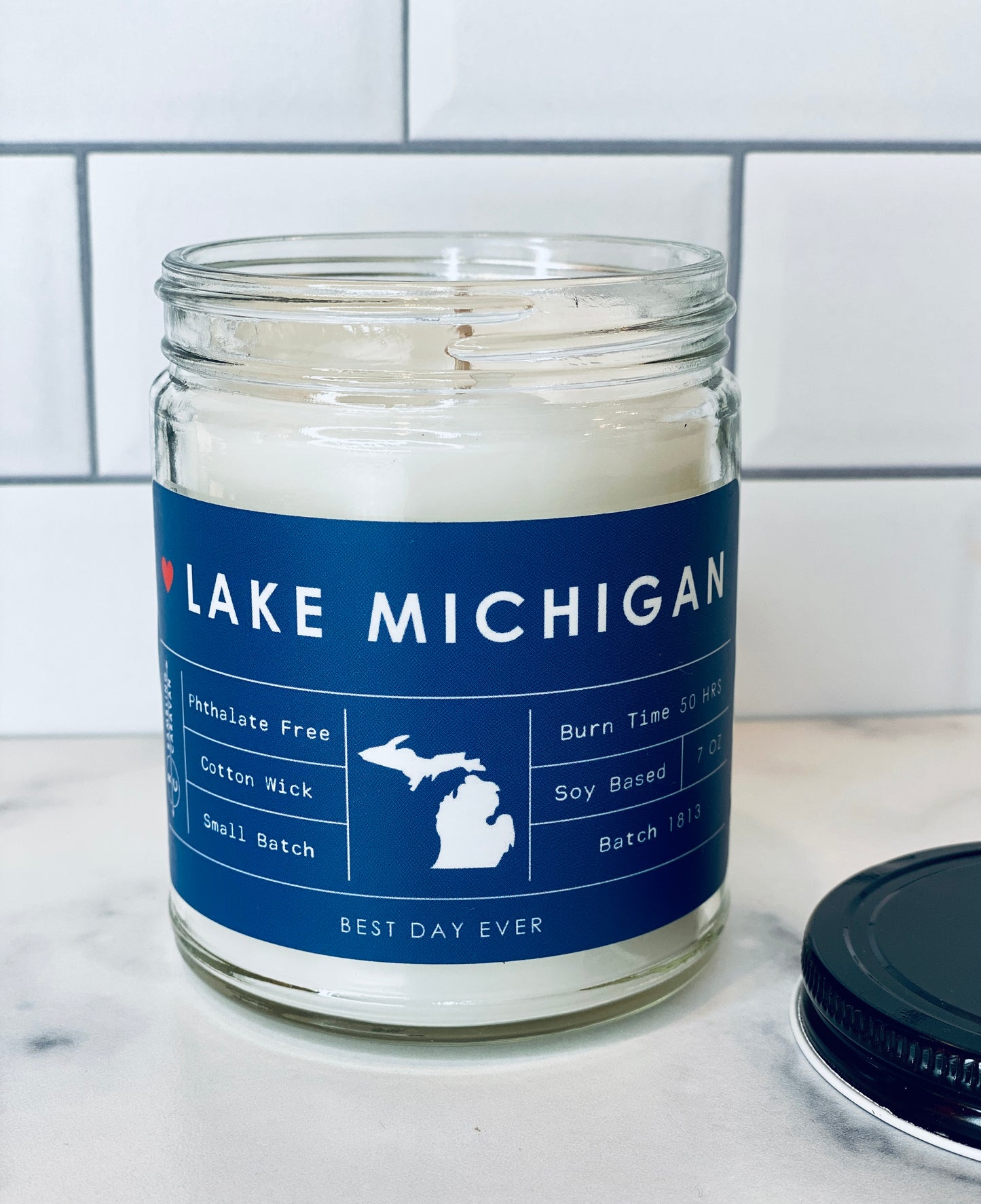Lake Michigan Candle