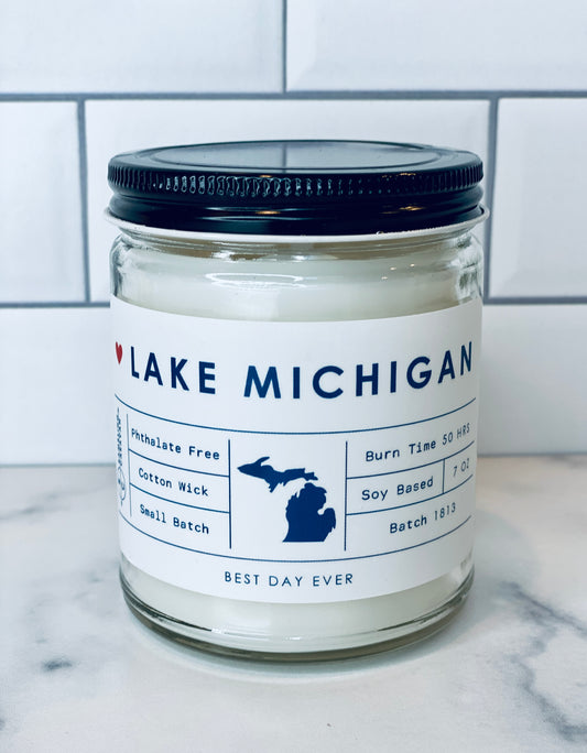 Lake Michigan Candle
