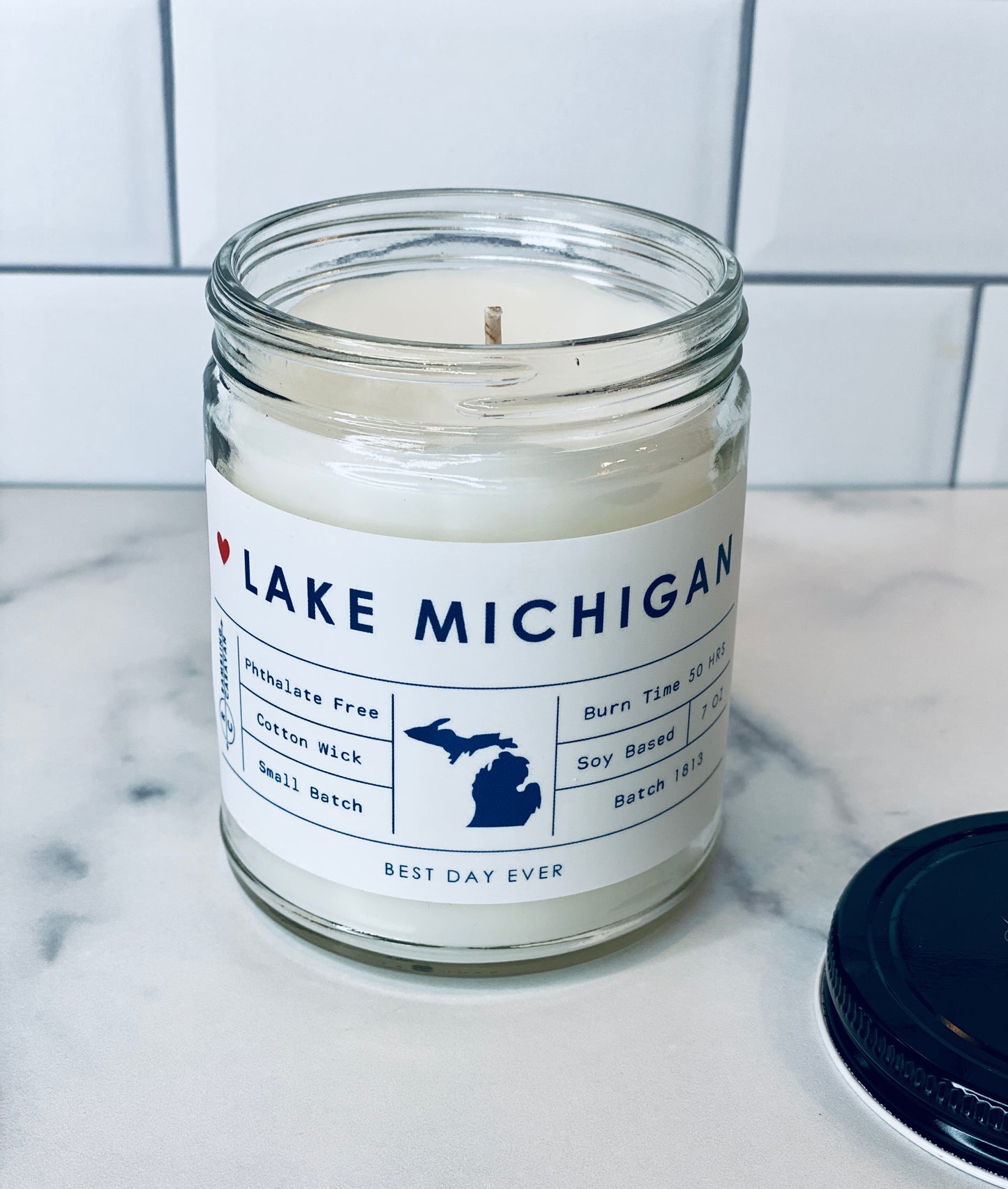 Lake Michigan Candle