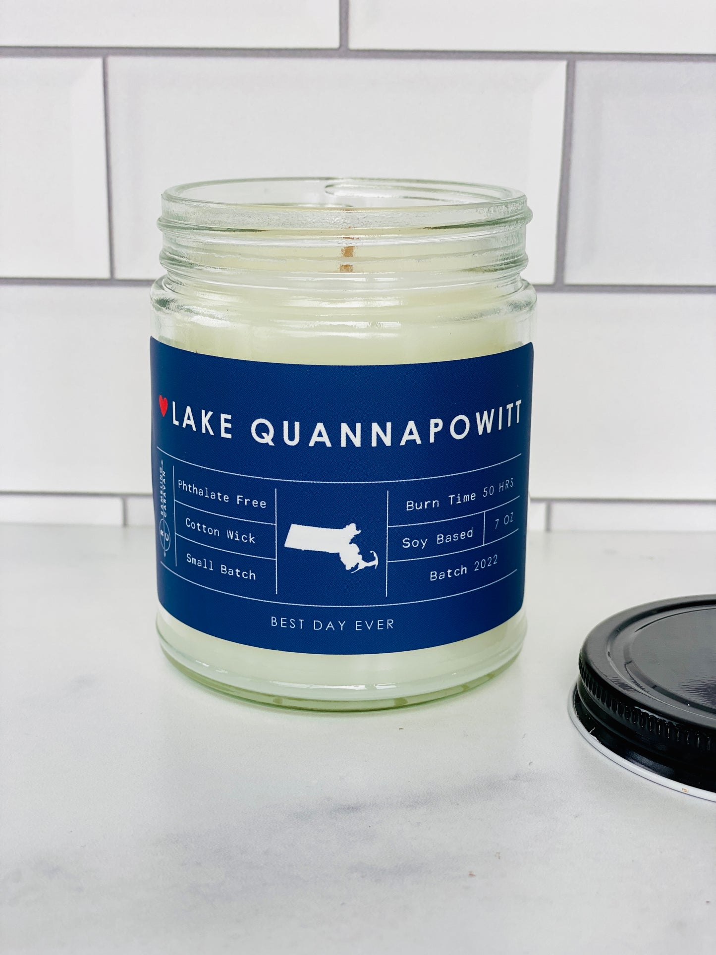 Lake Quannapowitt, MA Candle