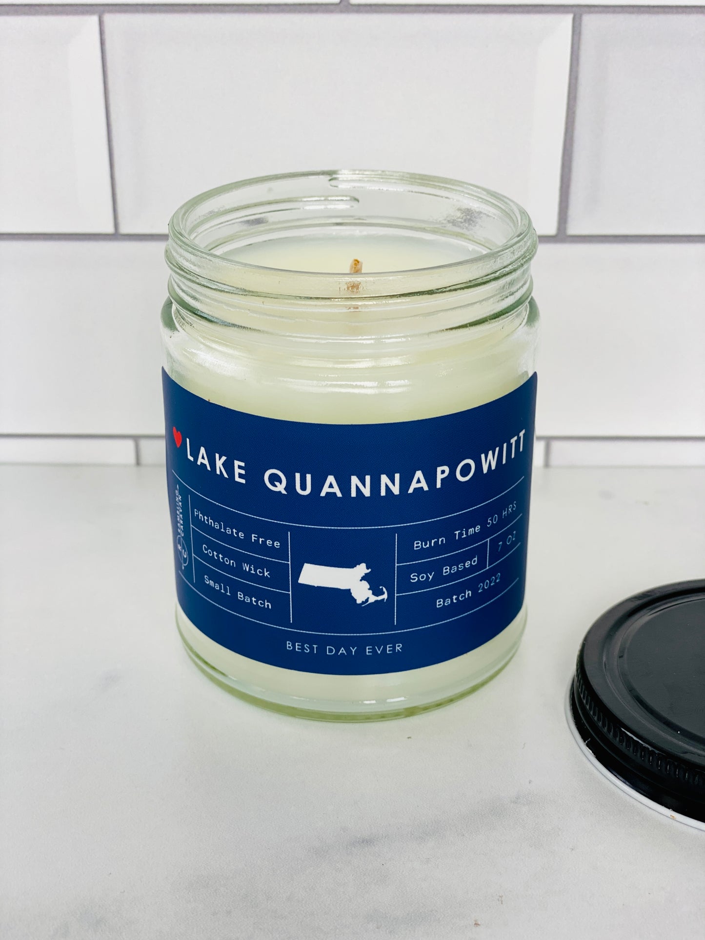 Lake Quannapowitt, MA Candle