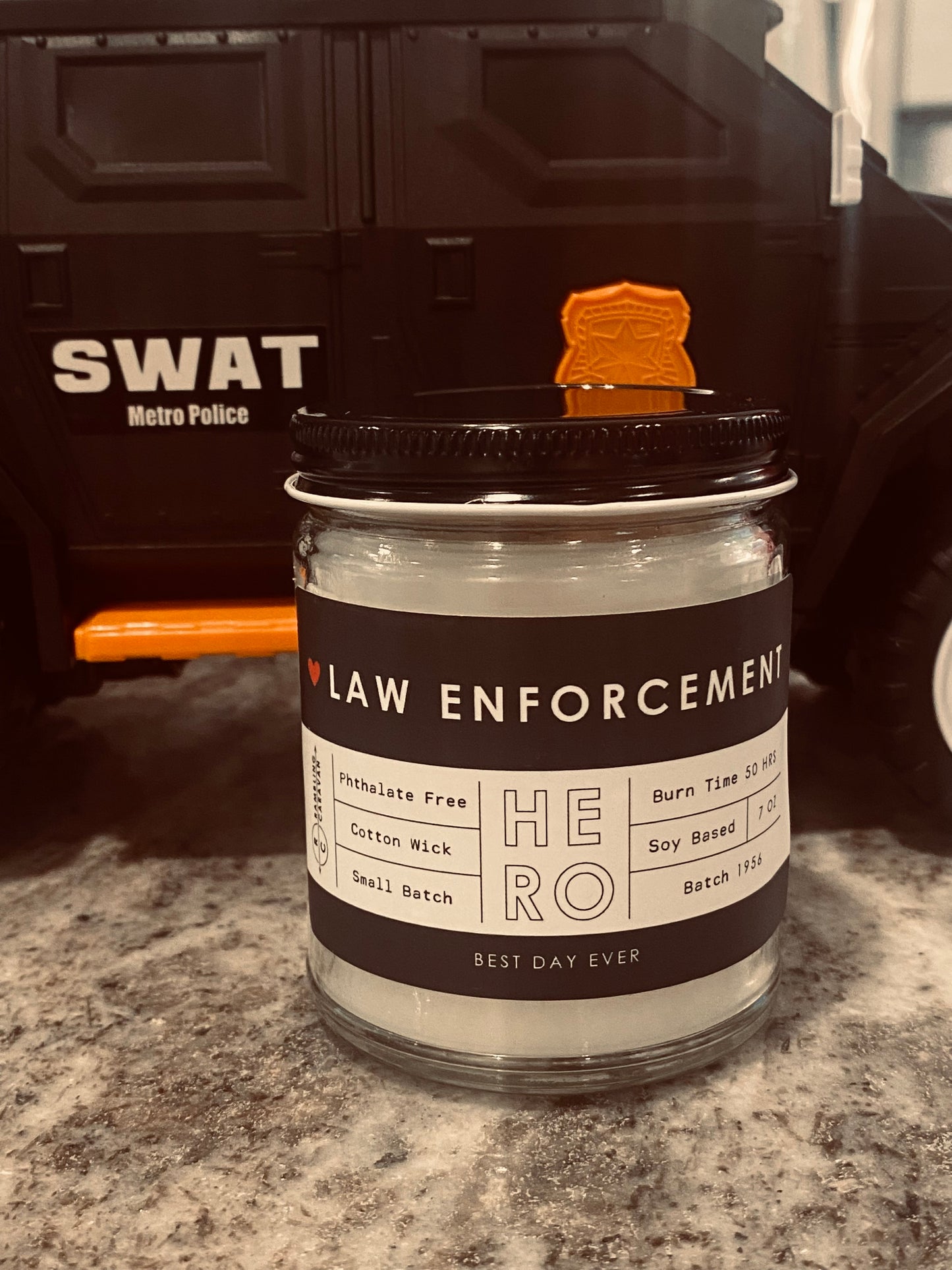 Law Enforcement (Hero) Candle