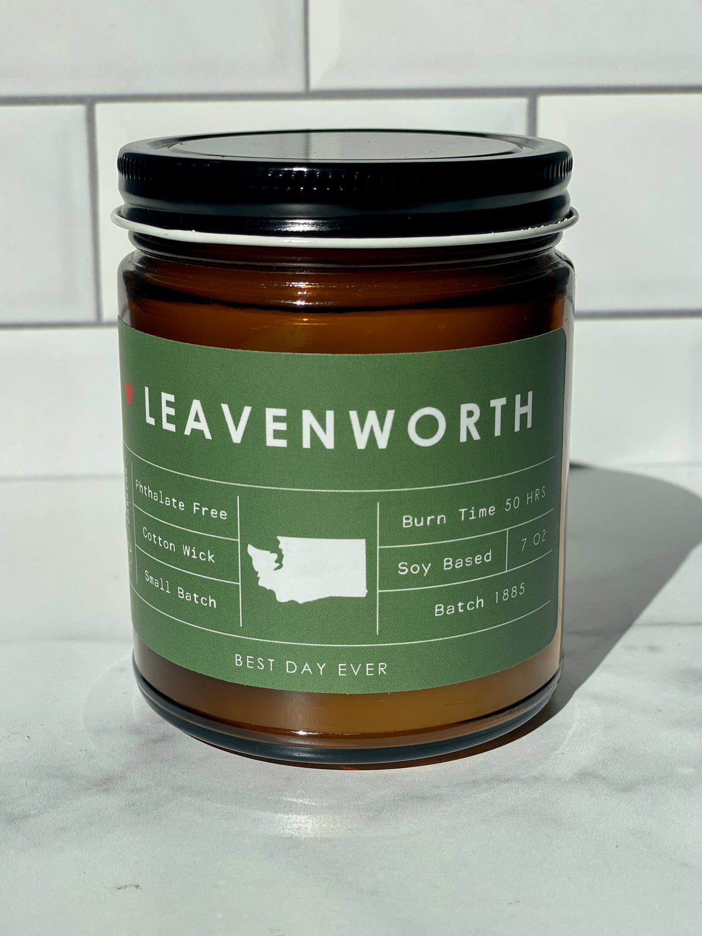 Leavenworth, WA Candle