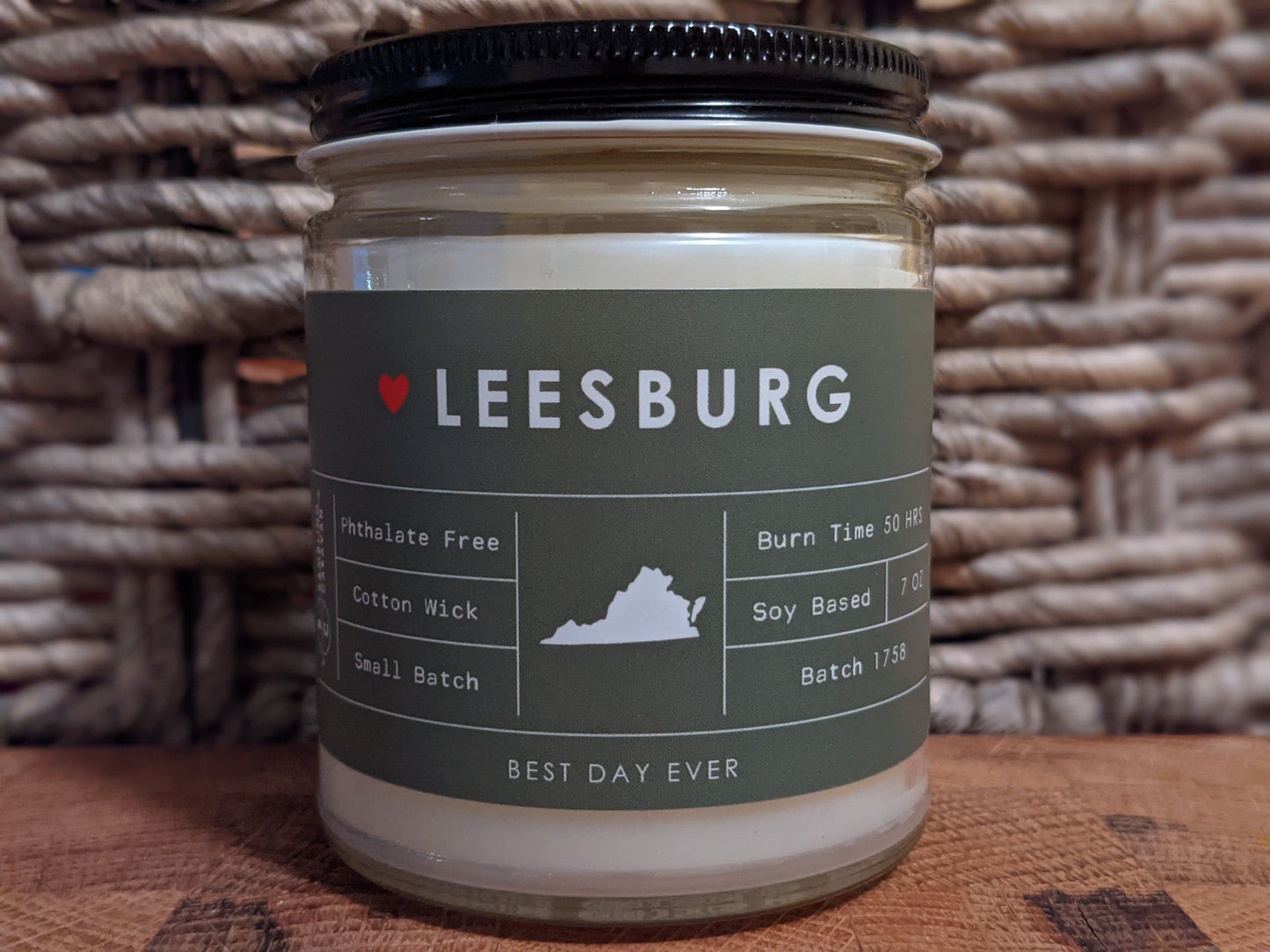 Leesburg, VA Candle