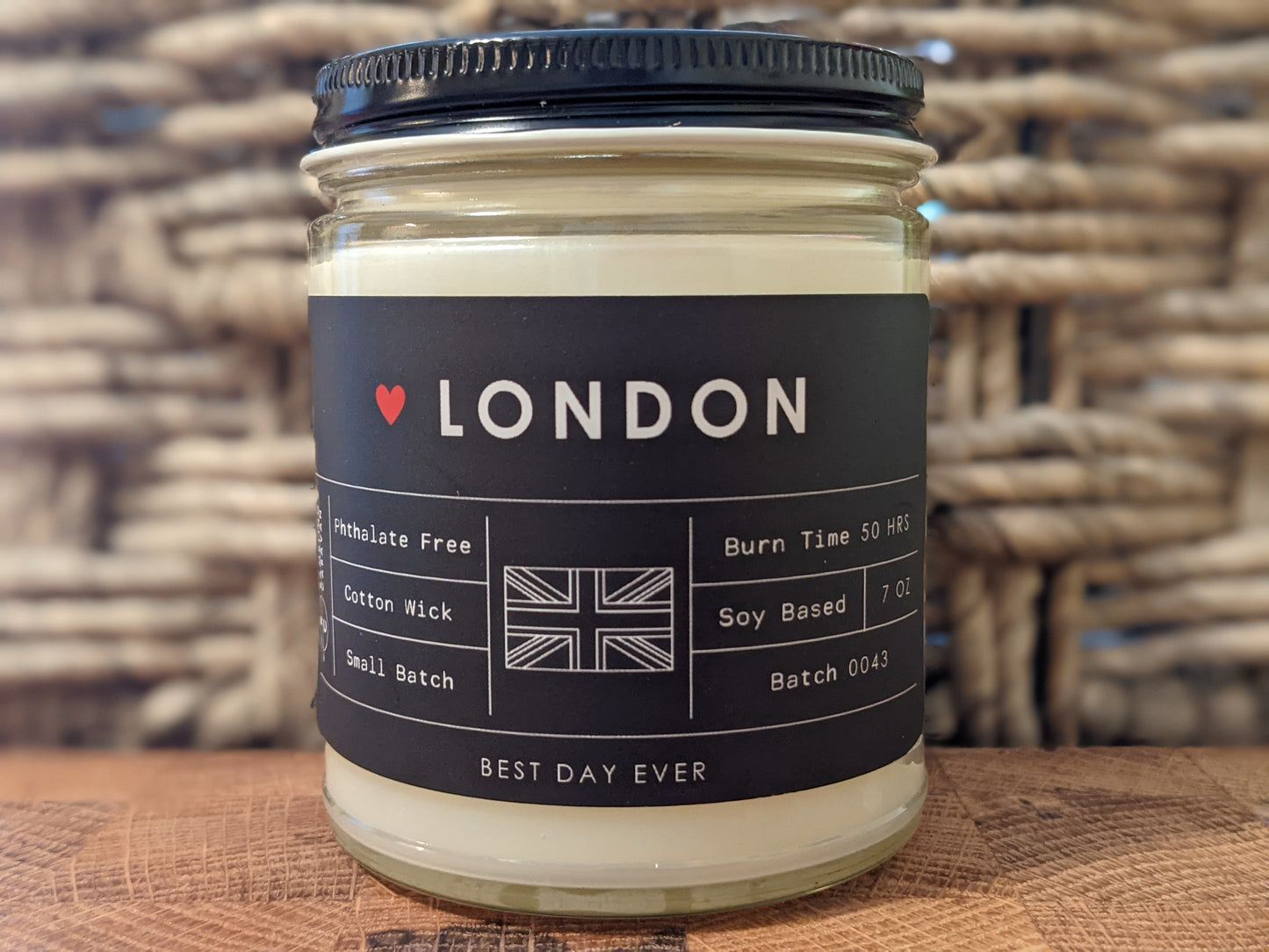 London, England Candle