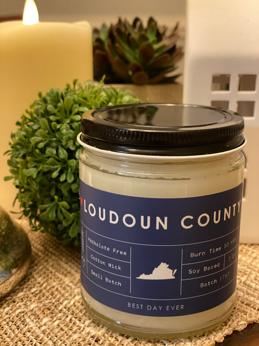 Loudoun County, VA Candle