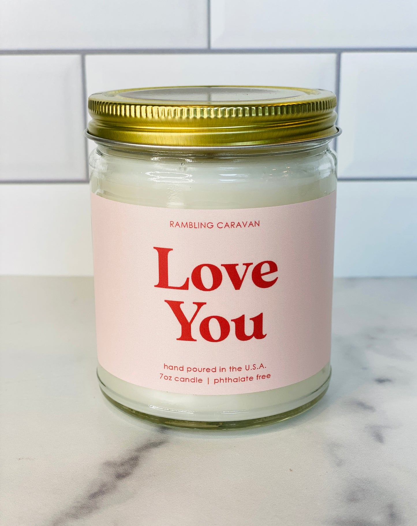 Love You Candle
