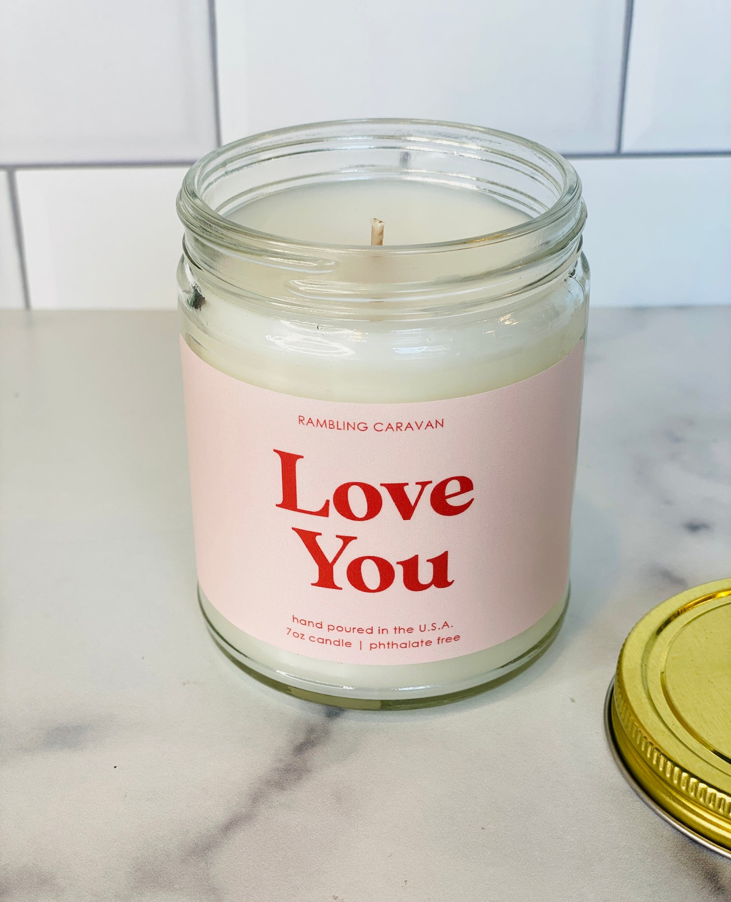 Love You Candle