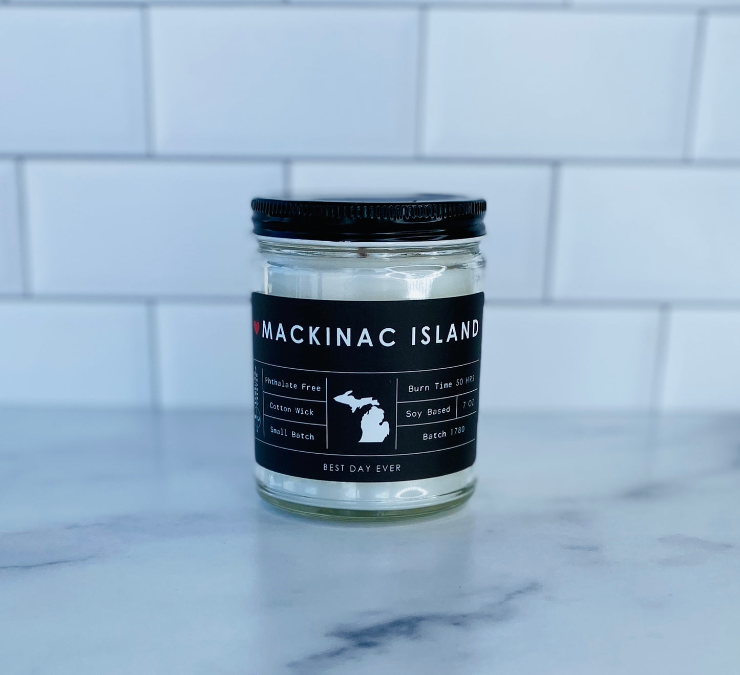 Mackinac Island, MI Candle