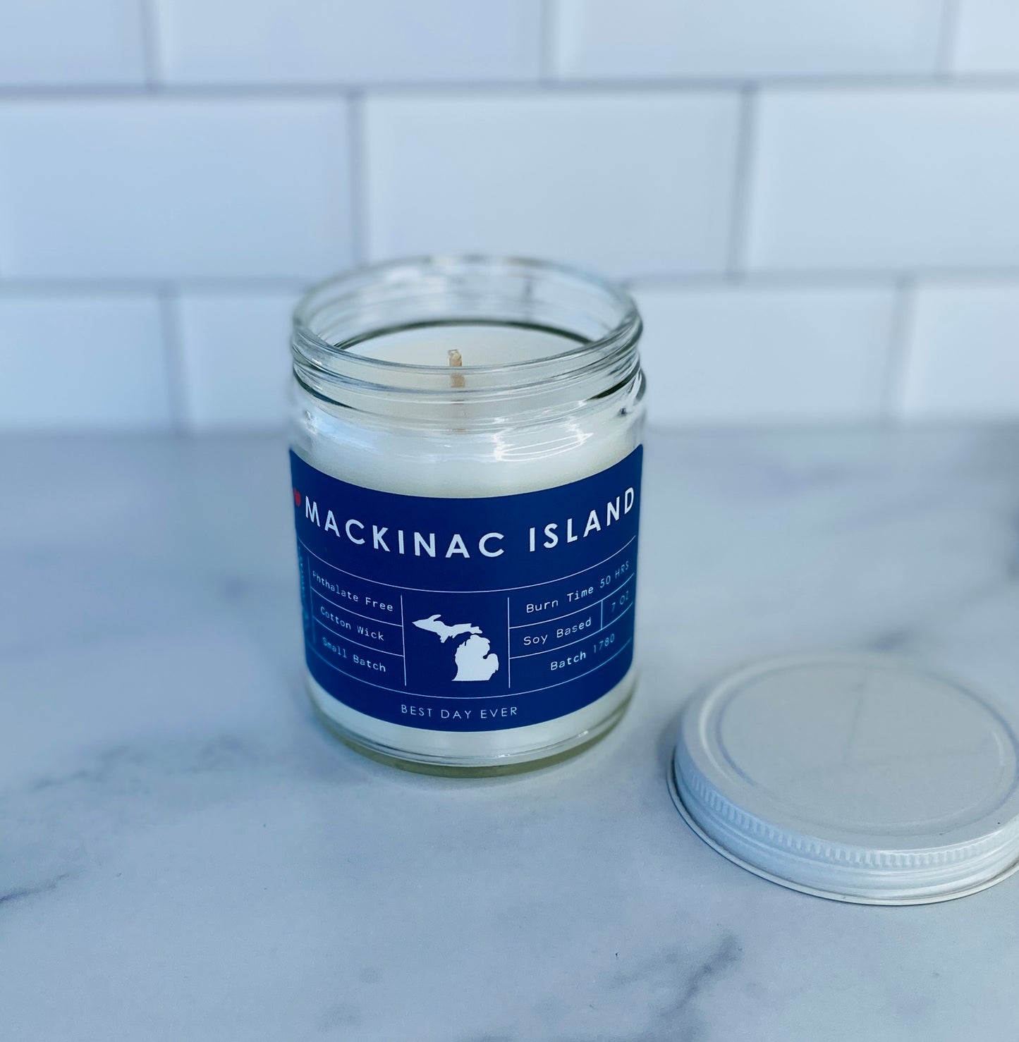Mackinac Island, MI Candle