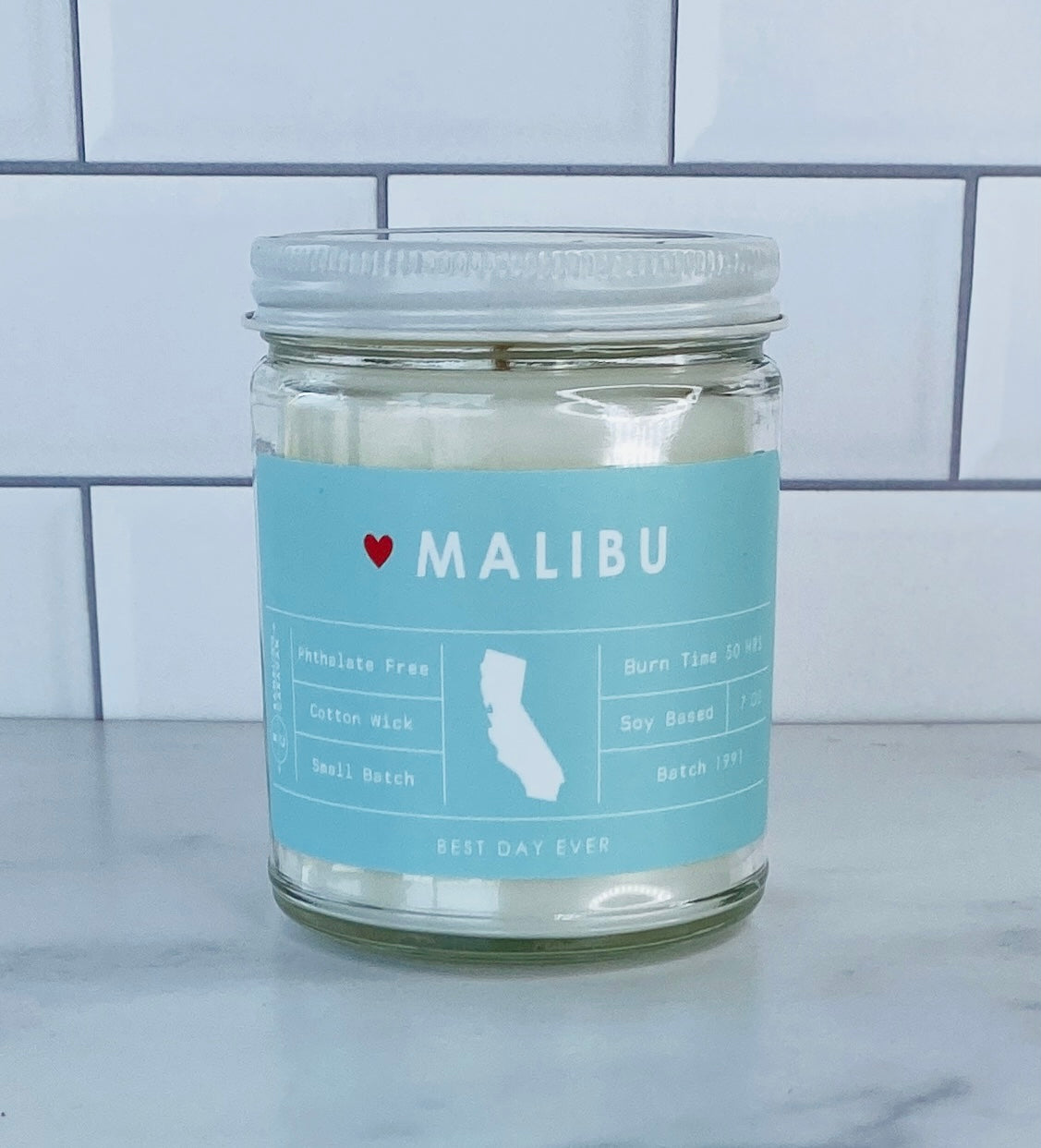 Malibu, CA Candle