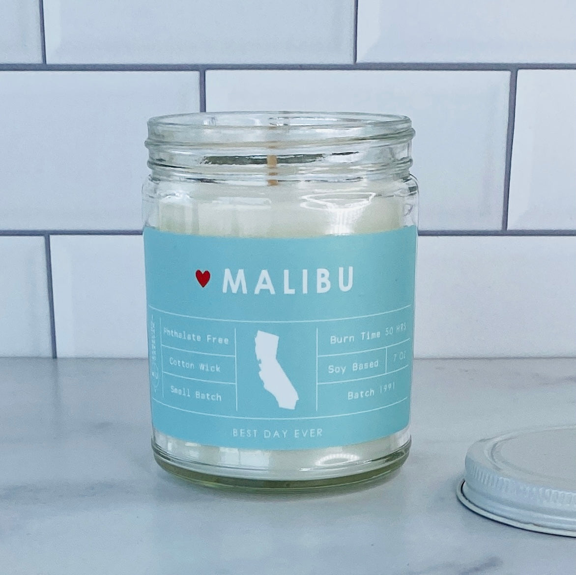 Malibu, CA Candle