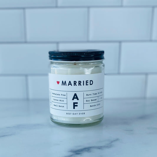 Married AF Candle