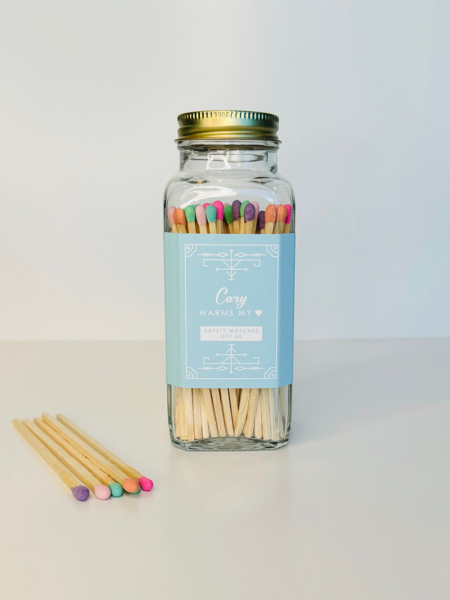 Cary Safety Matches - Cary Warms My Heart