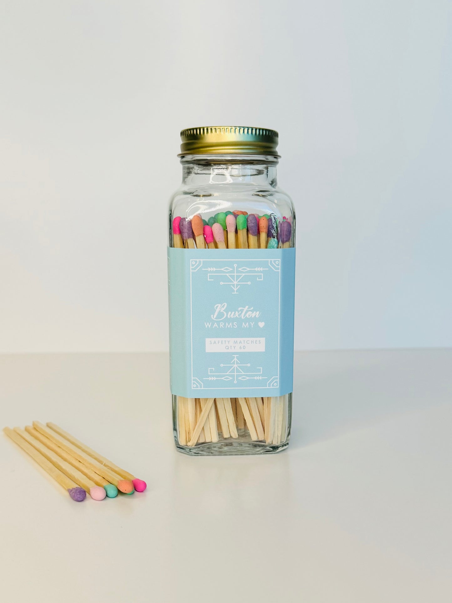 Buxton Safety Matches - Buxton Warms My Heart