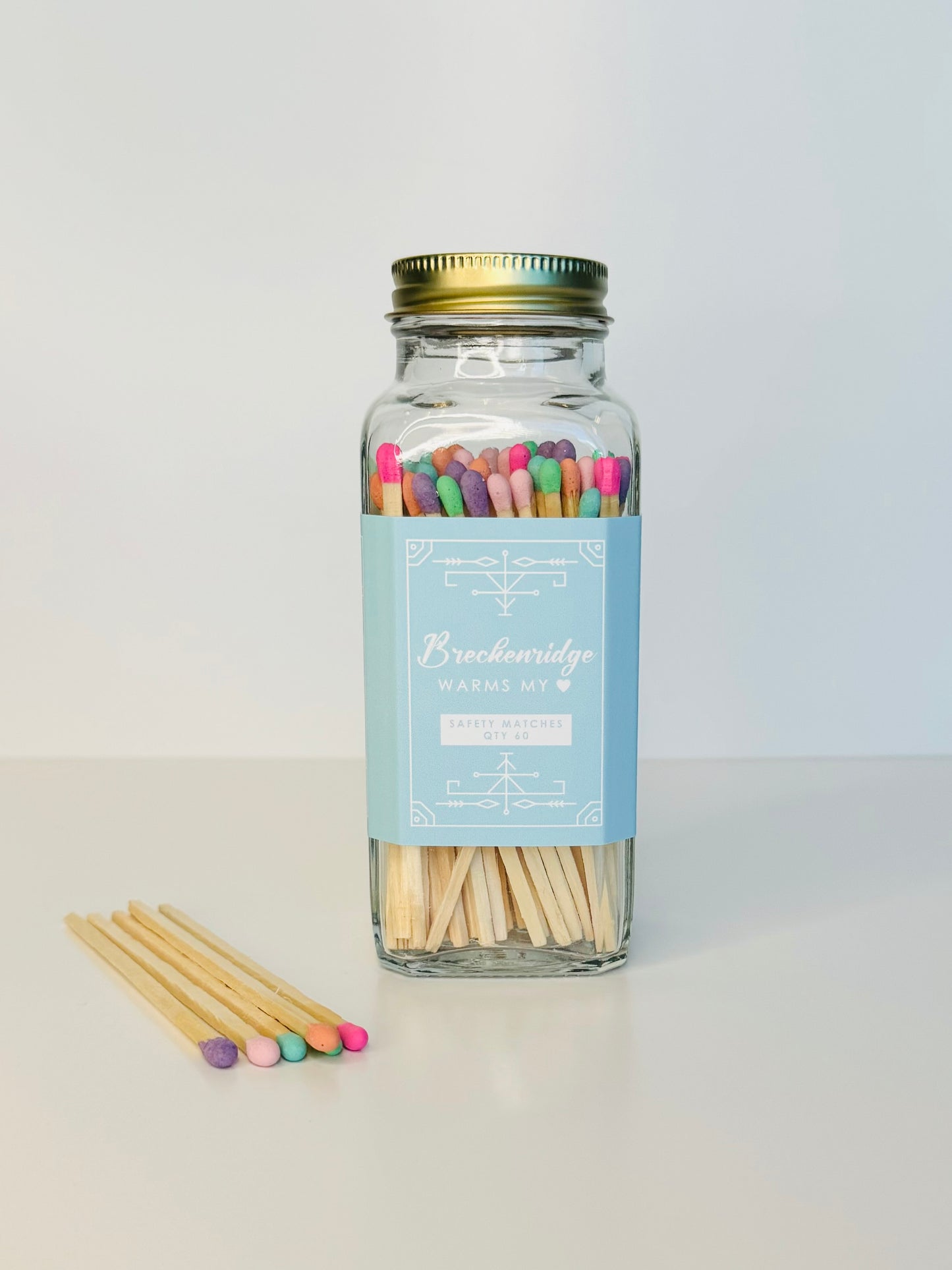 Breckenridge Safety Matches - Breckenridge Warms My Heart