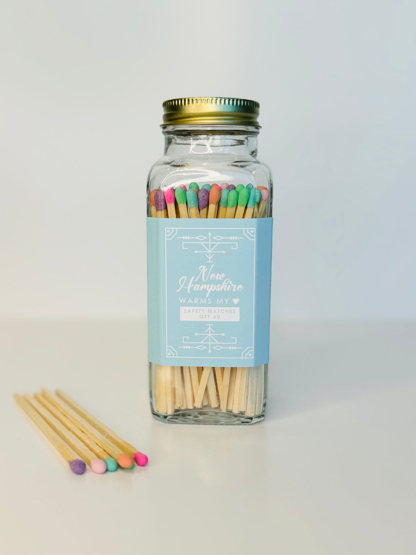 New Hampshire Safety Matches - New Hampshire Warms My Heart