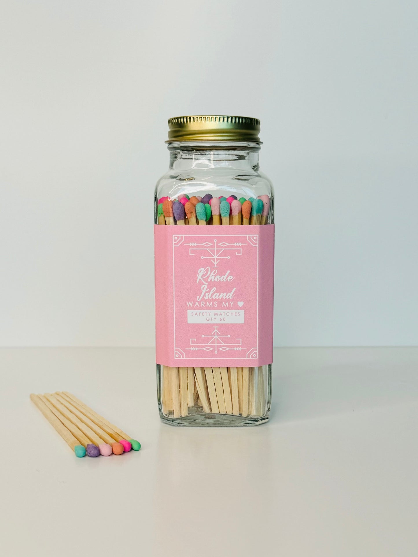 Rhode Island Safety Matches - Rhode Island Warms My Heart