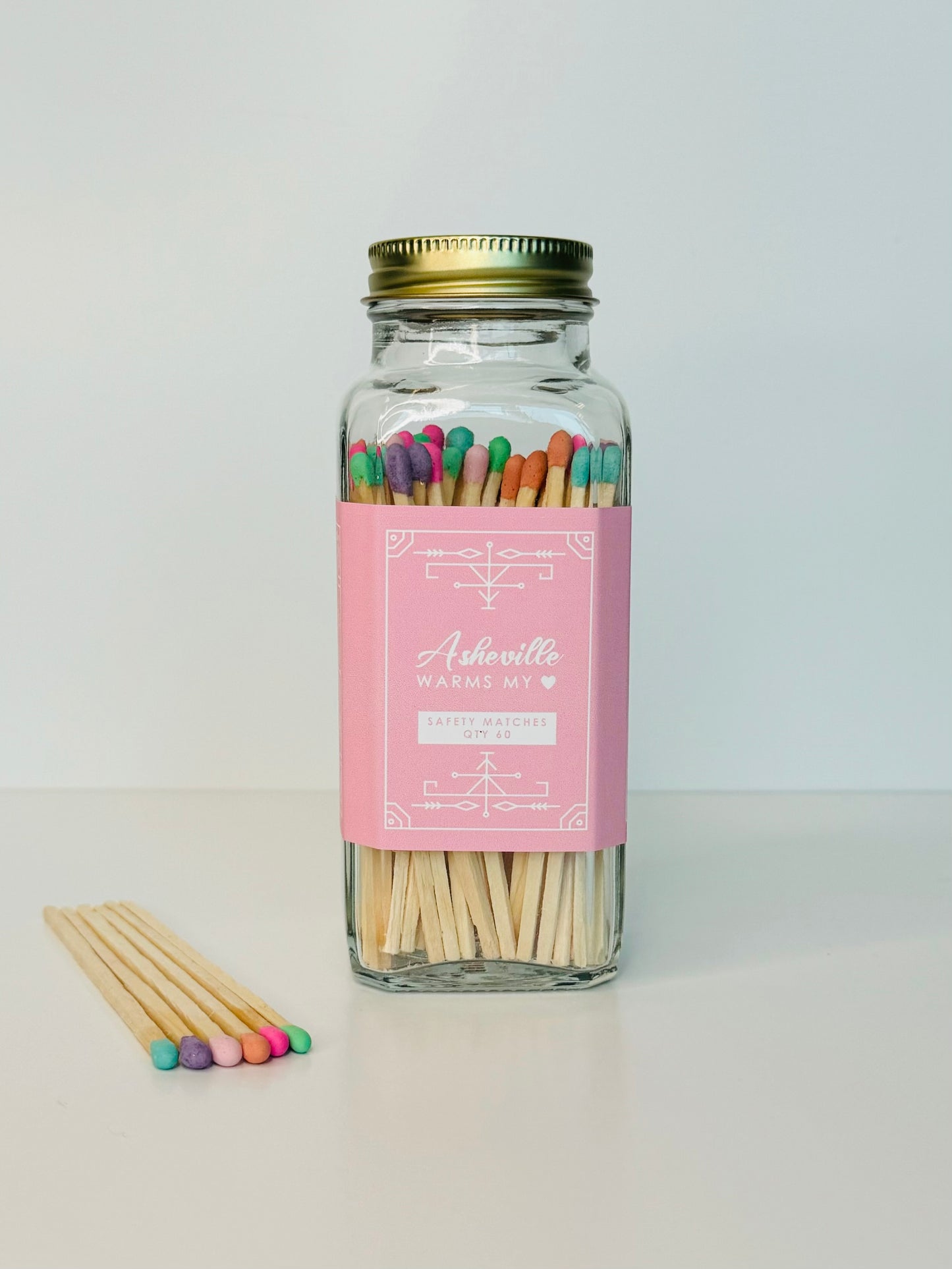 Asheville Safety Matches - Asheville Warms My Heart