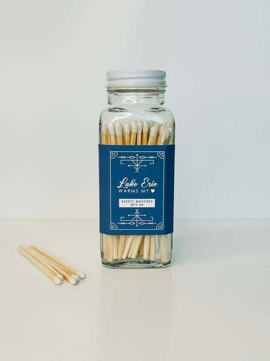 Lake Erie Safety Matches - Lake Erie Warms My Heart