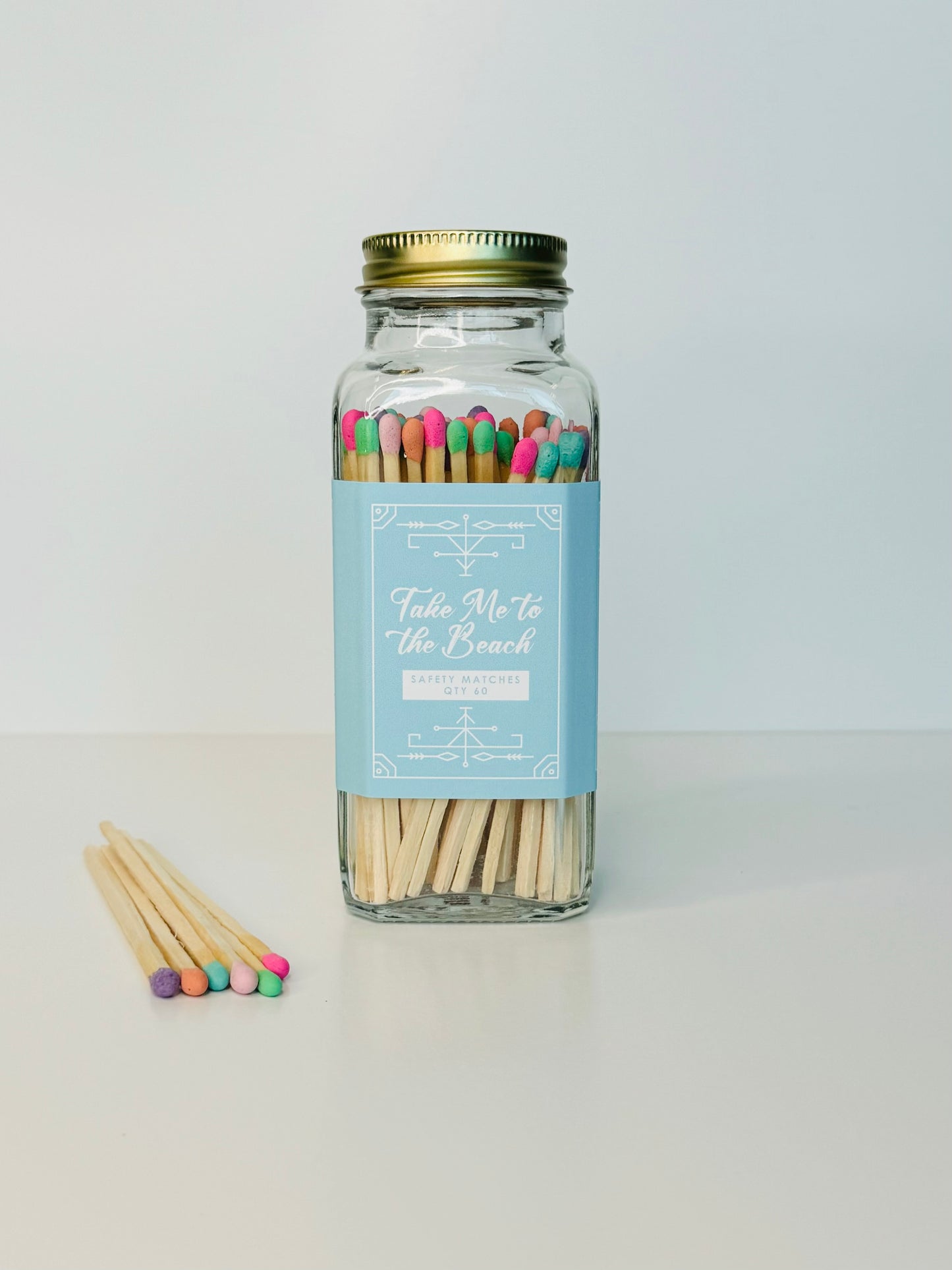 Take Me To The Beach Safety Matches - Take Me To The Beach Warms My Heart