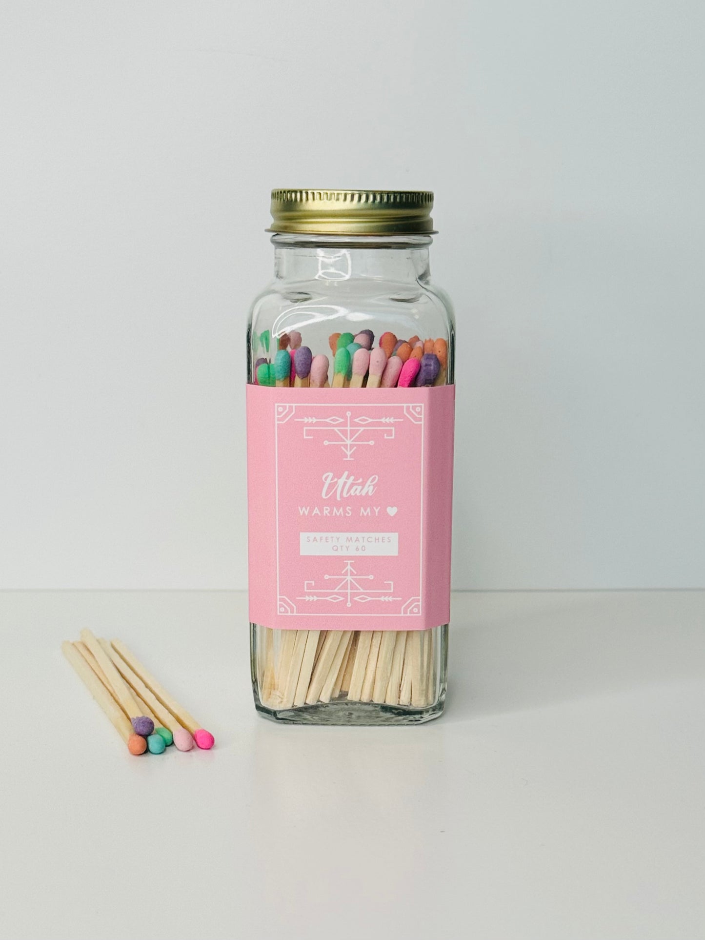 Utah Safety Matches - Utah Warms My Heart