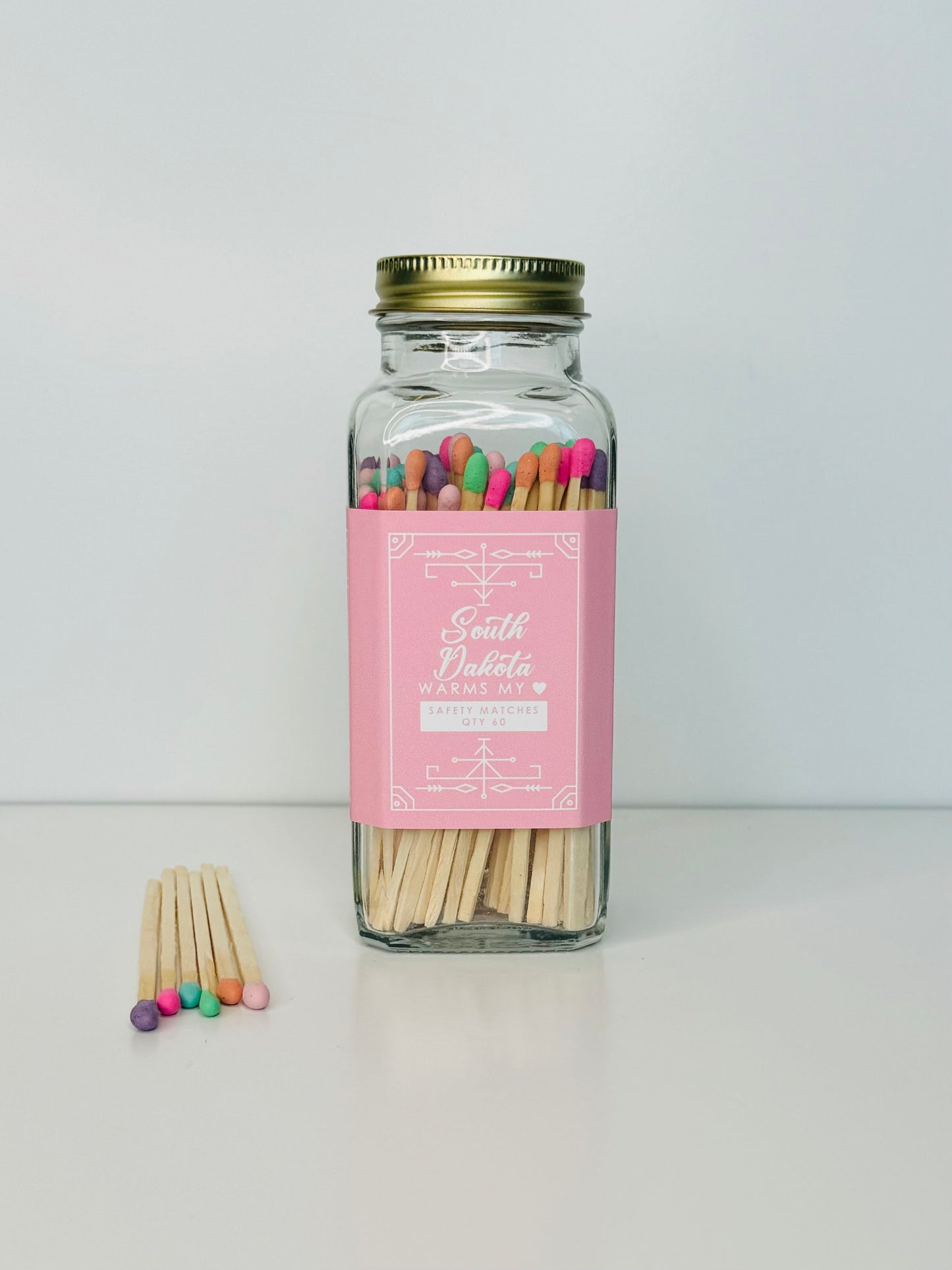 South Dakota Safety Matches - South Dakota Warms My Heart