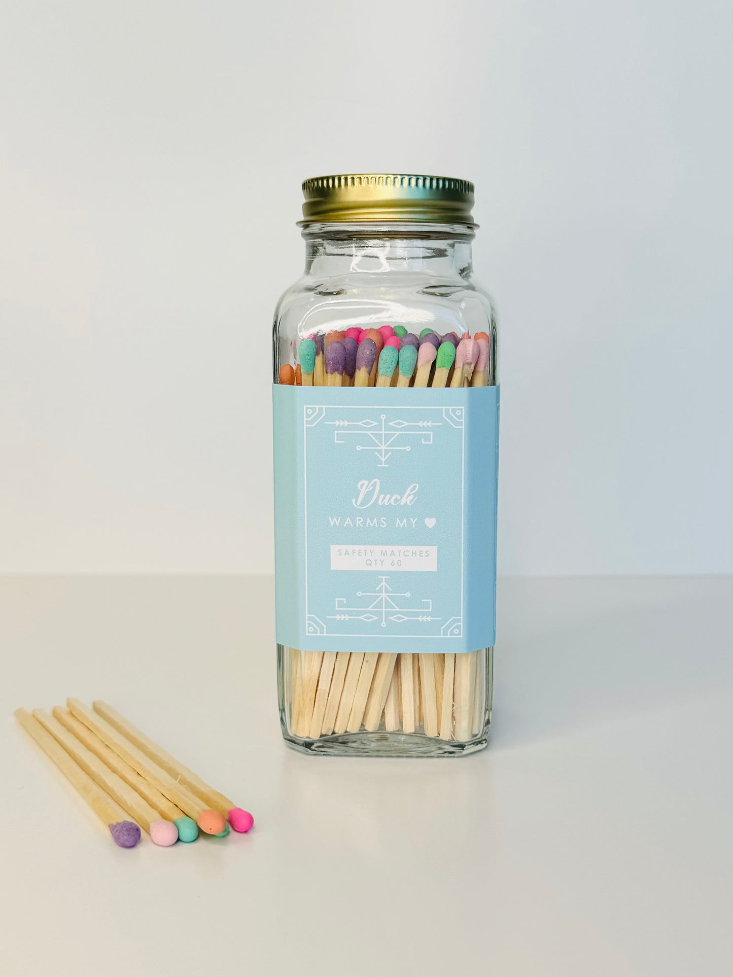 Duck Safety Matches - Duck Warms My Heart