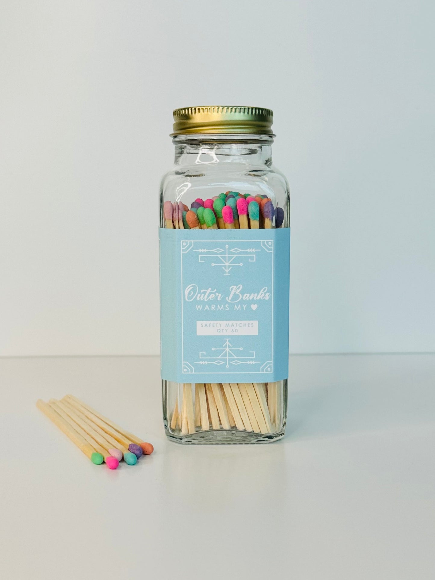Outer Banks Safety Matches - Outer Banks Warms My Heart