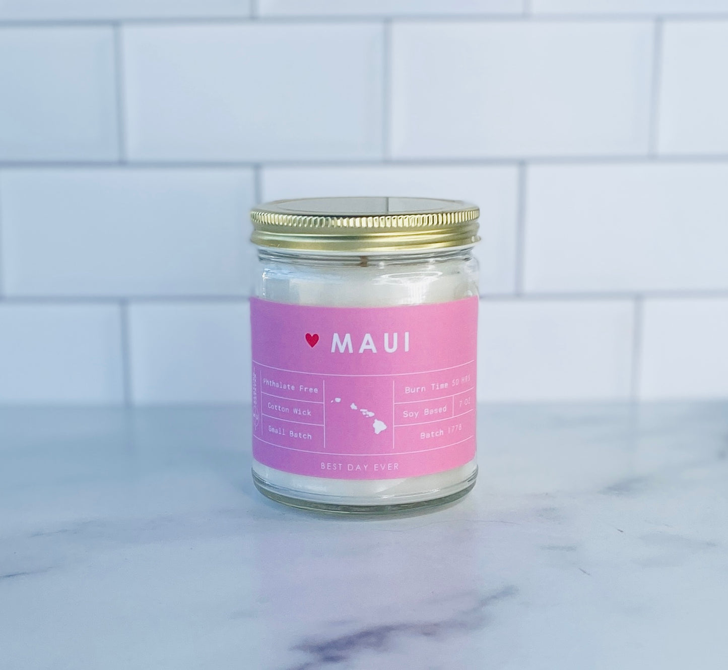 Maui, HI Candle