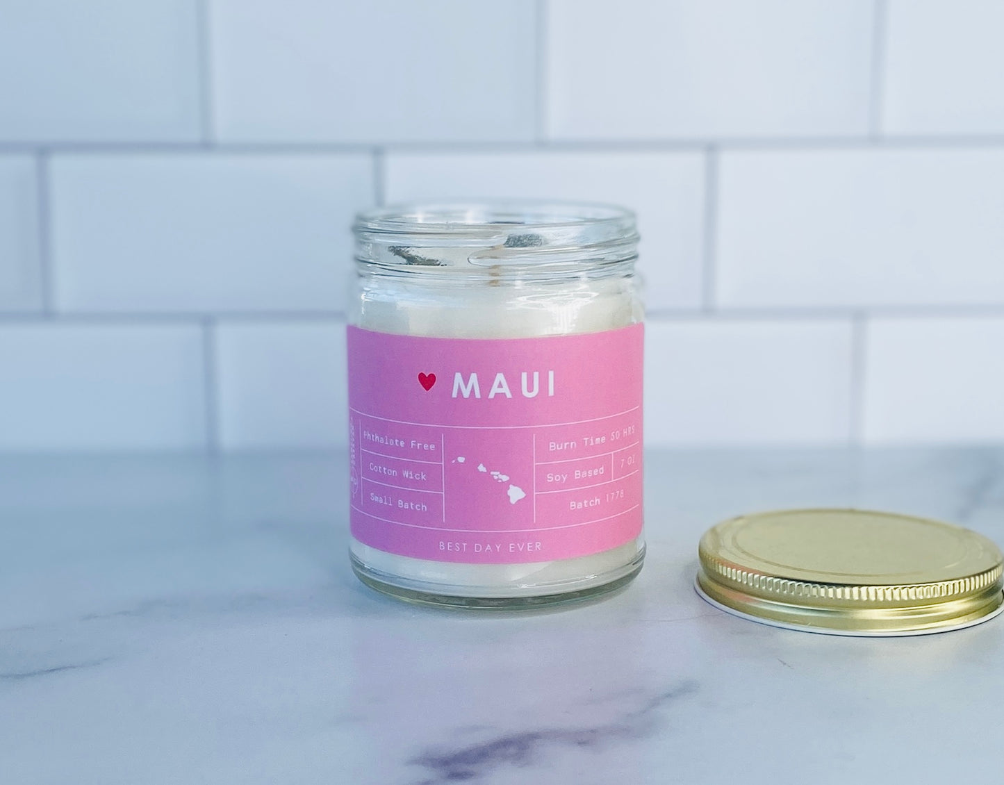 Maui, HI Candle