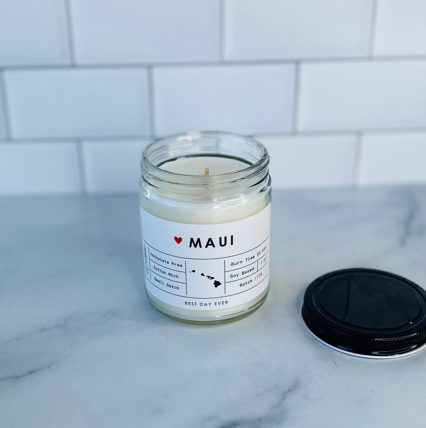 Maui, HI Candle