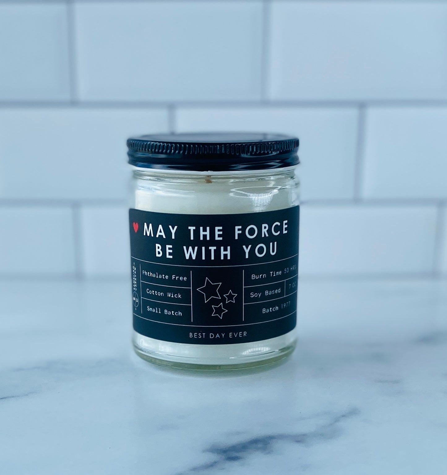 May The Force Be With You Candle