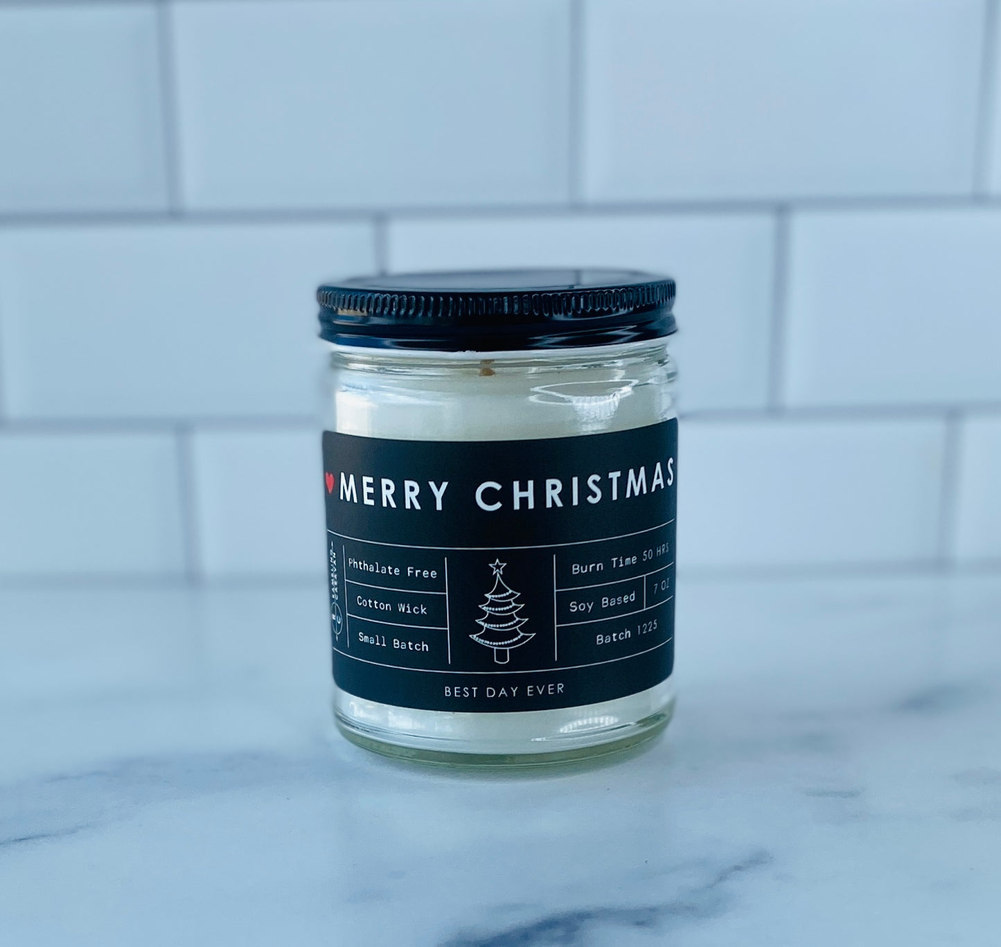 Merry Christmas Candle