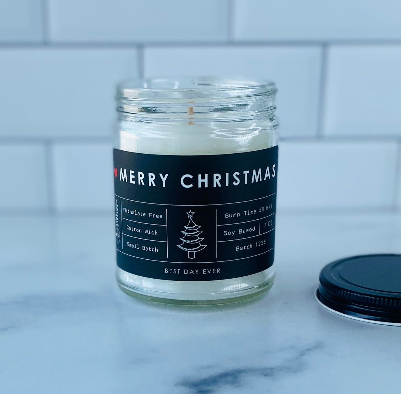 Merry Christmas Candle