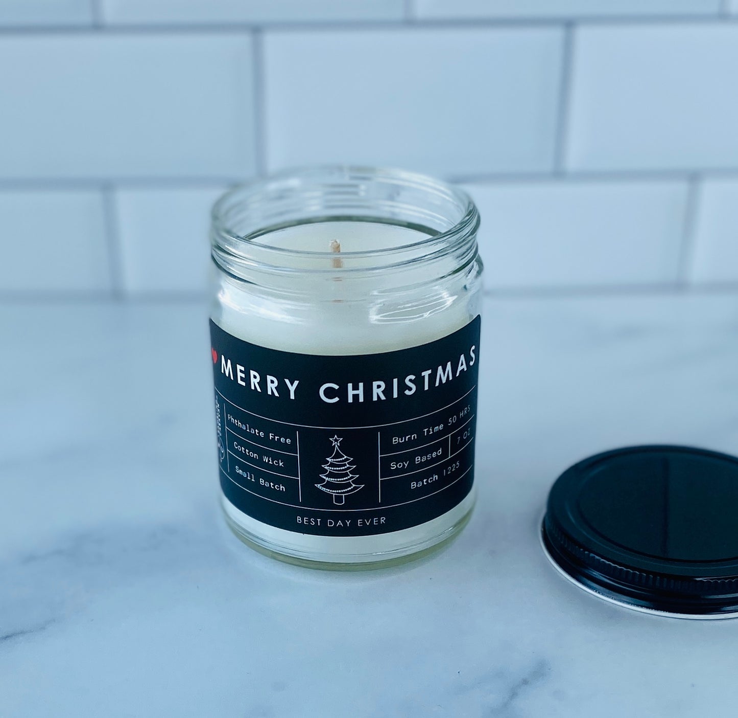 Merry Christmas Candle