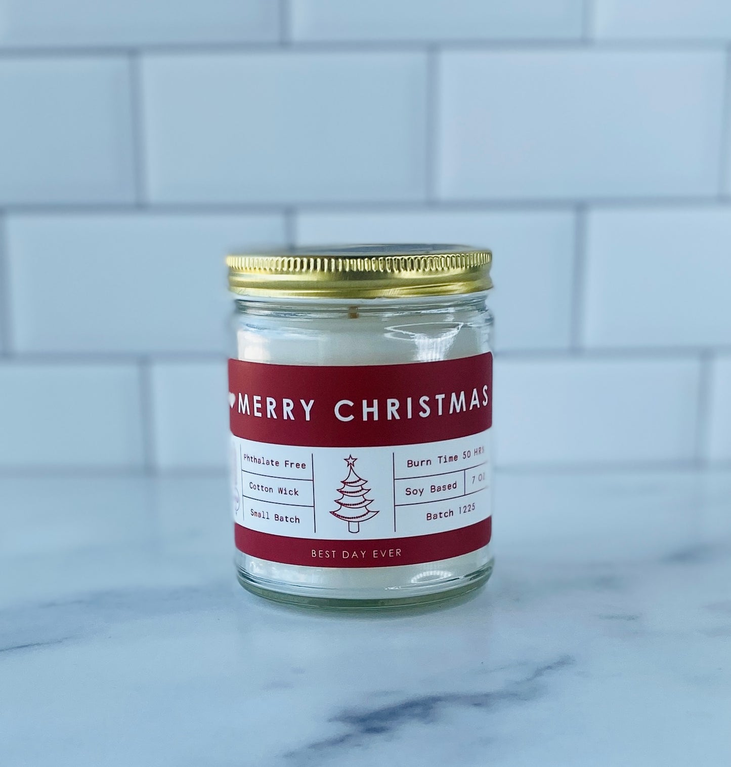 Merry Christmas Candle