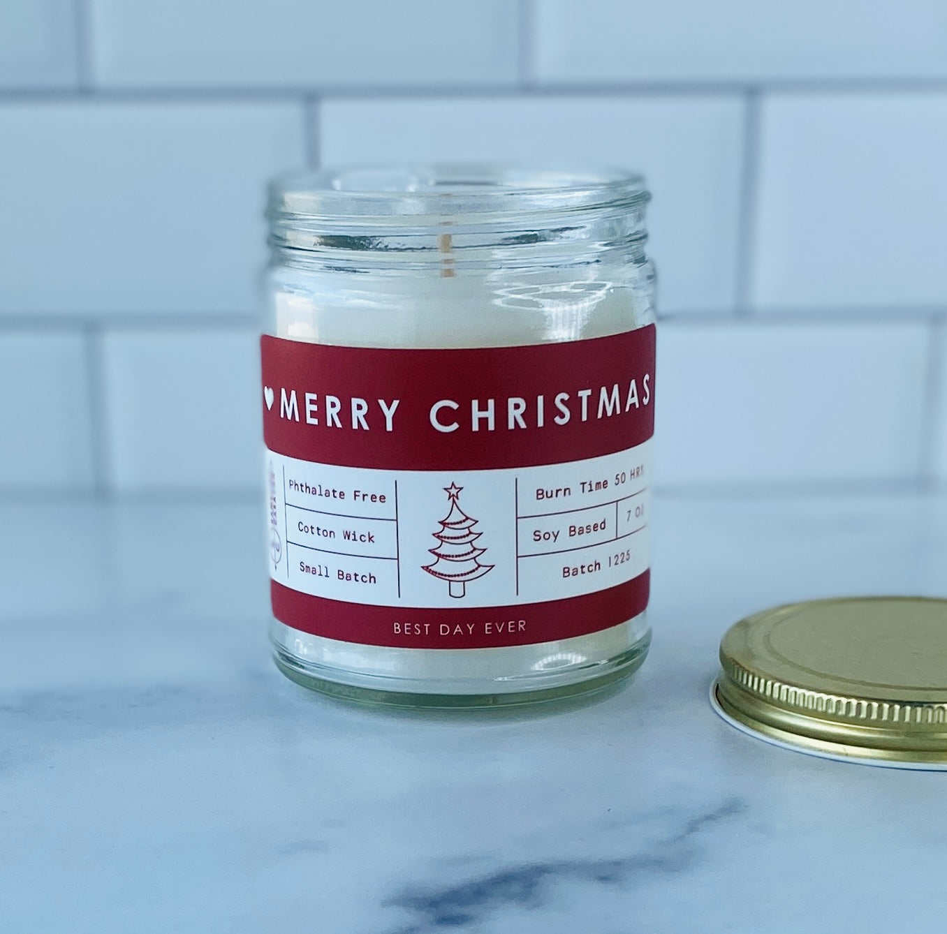 Merry Christmas Candle