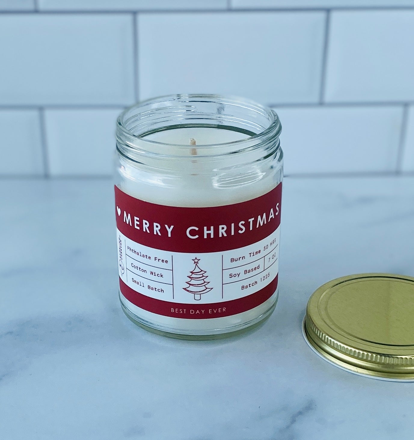 Merry Christmas Candle
