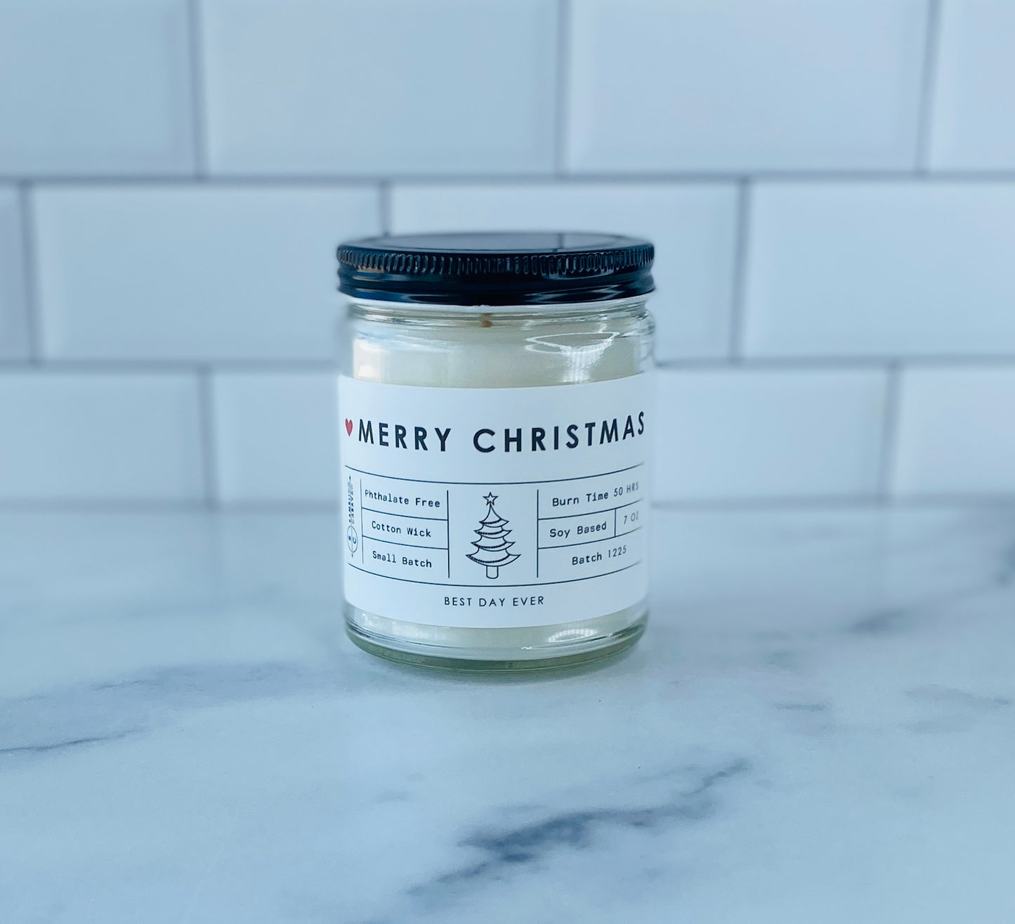 Merry Christmas Candle