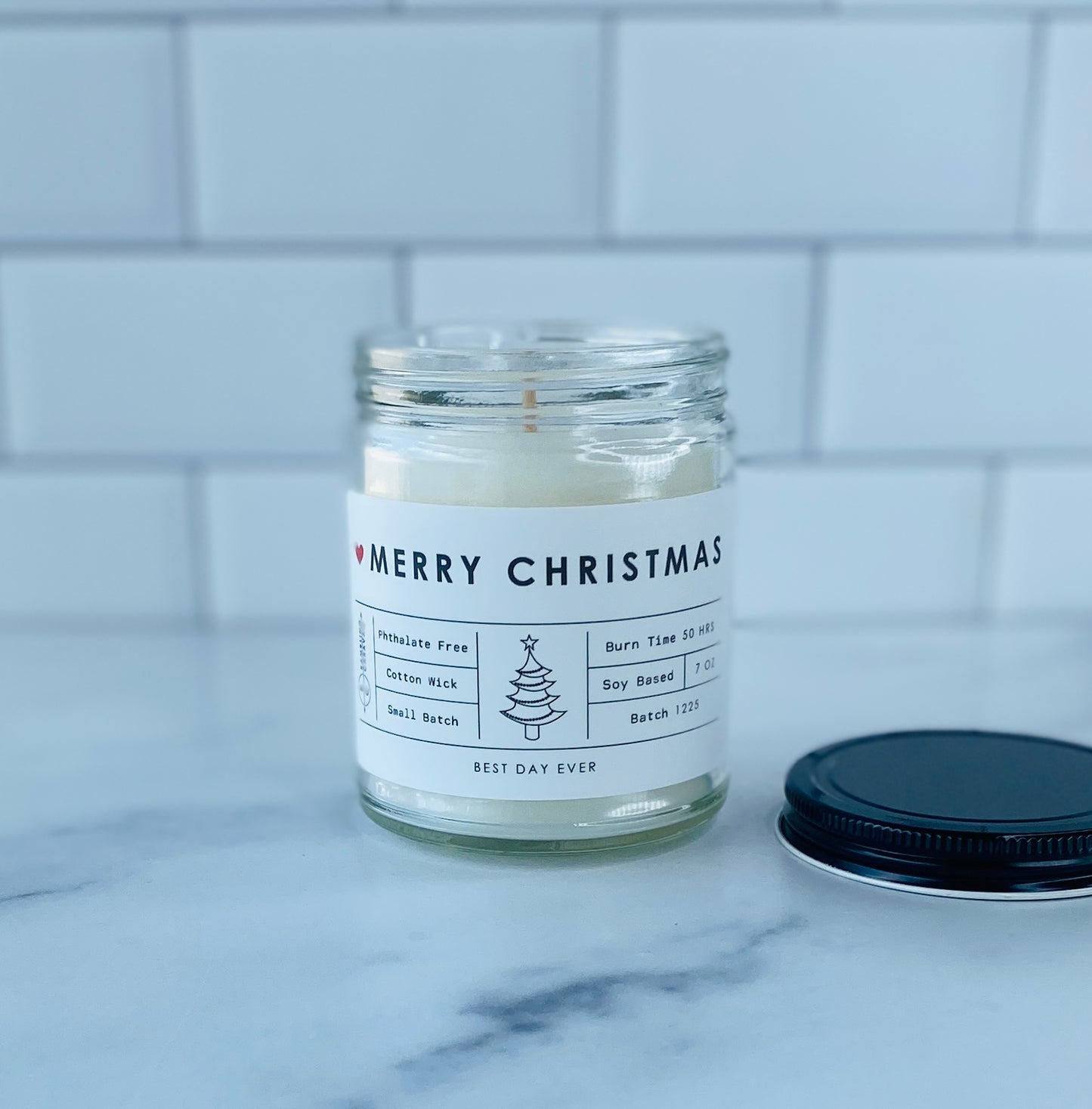 Merry Christmas Candle