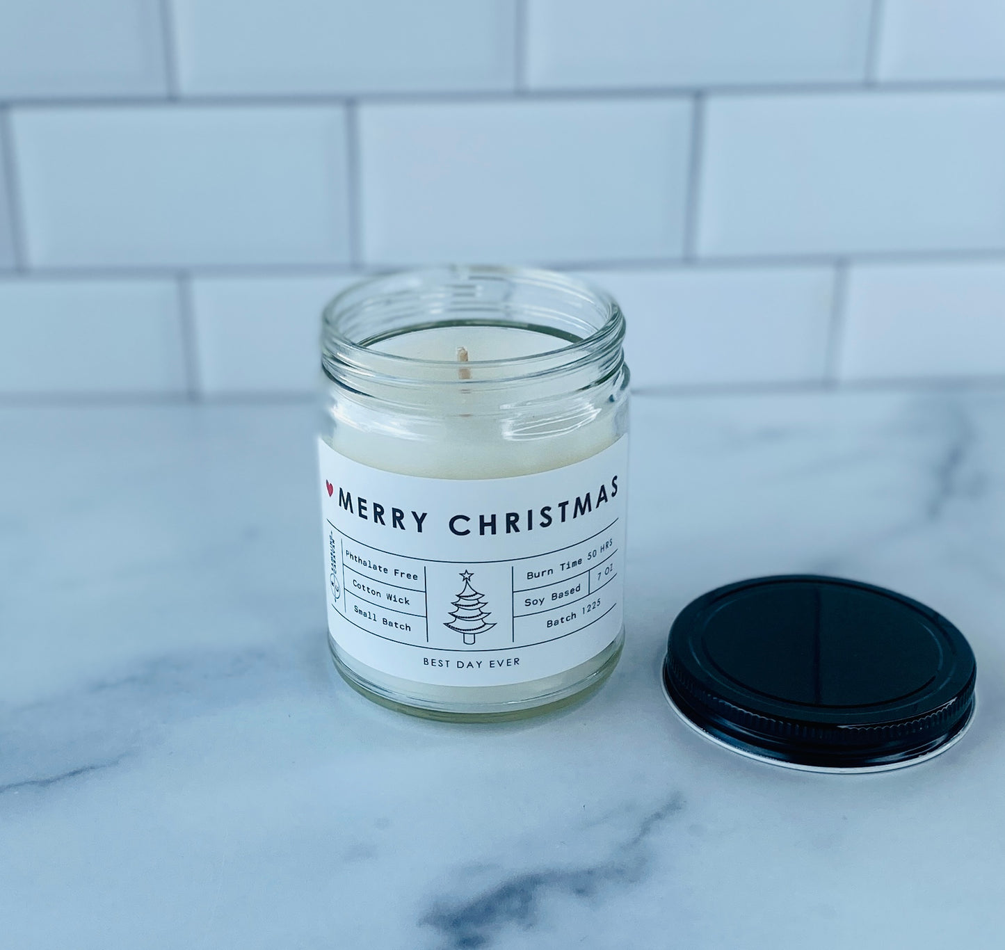 Merry Christmas Candle