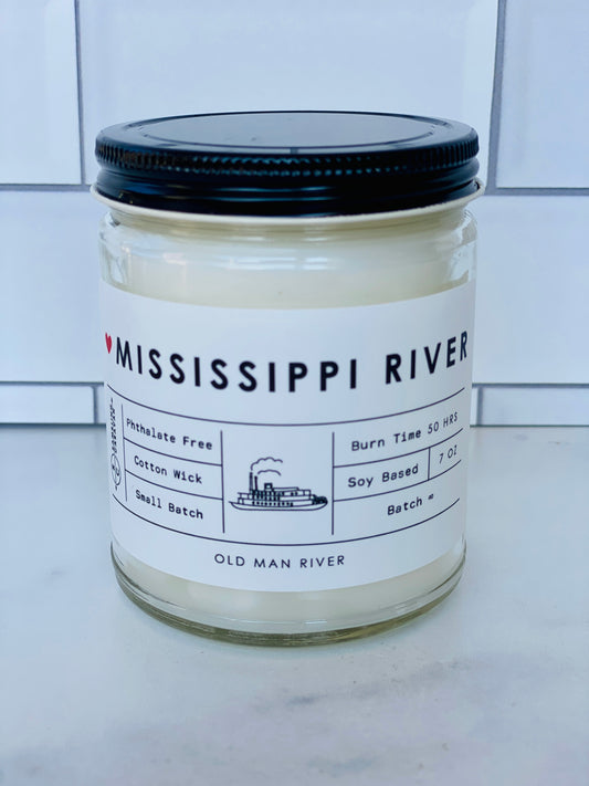 Mississippi River Candle