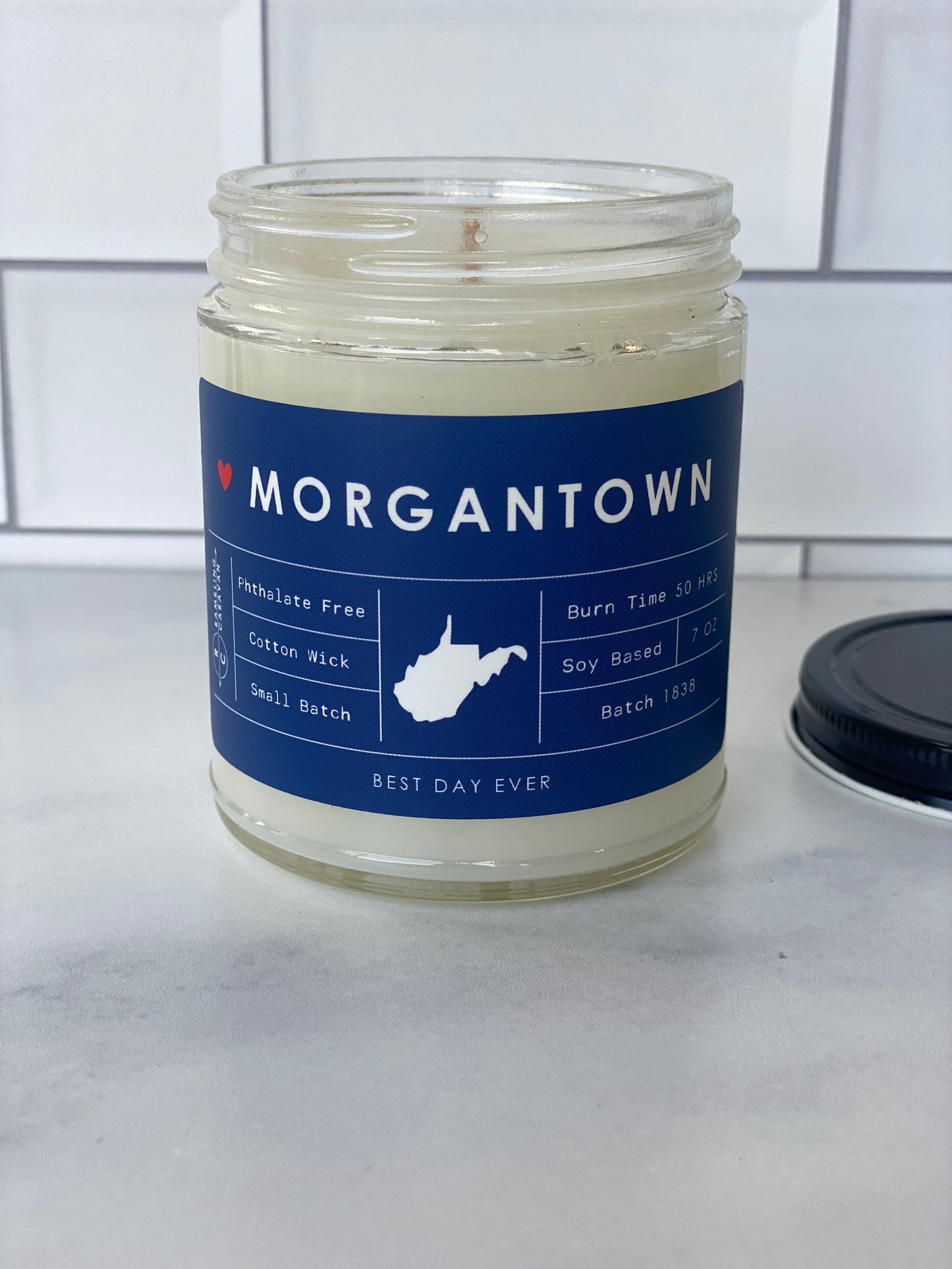 Morgantown, WV Candle