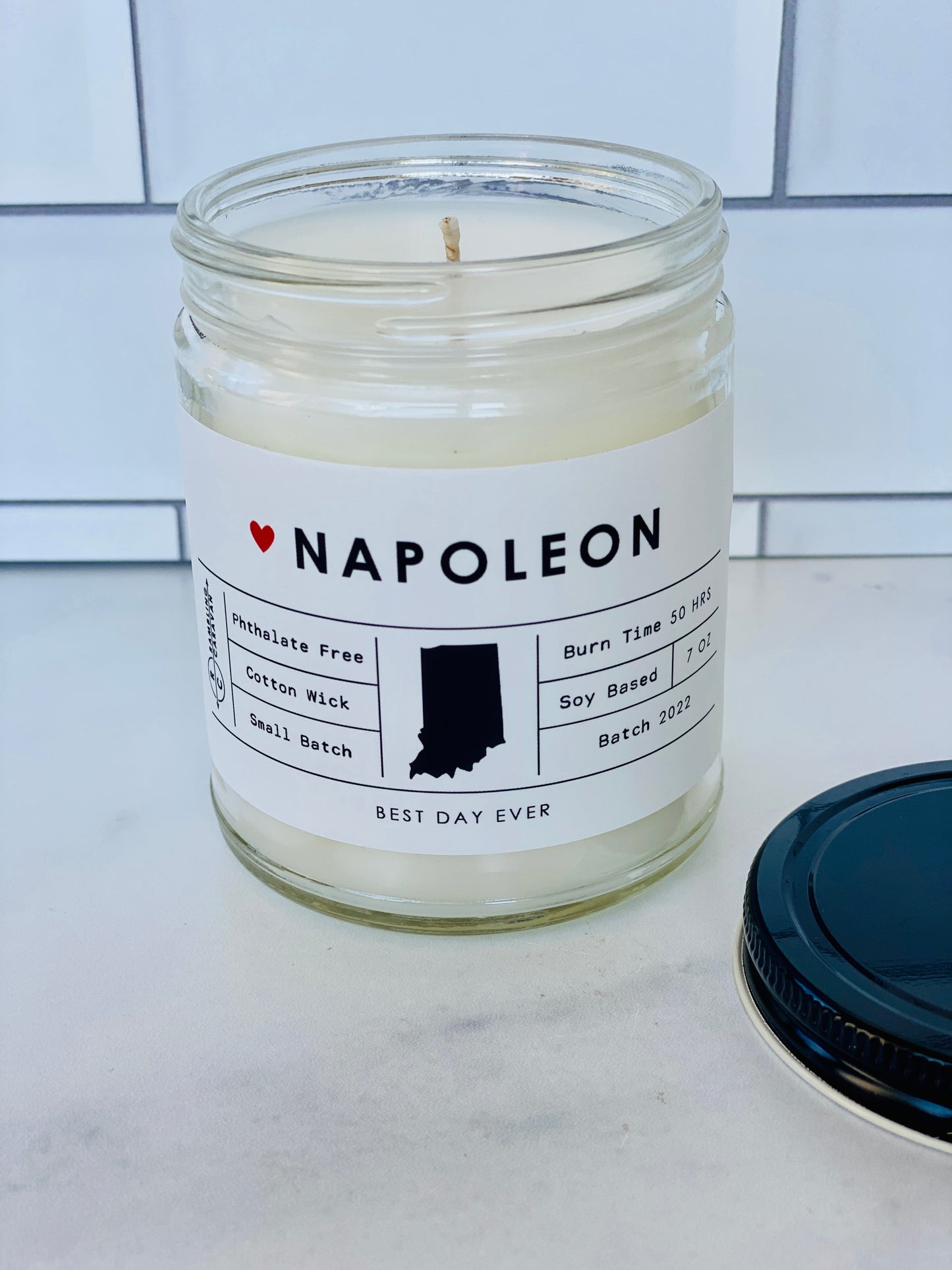 Napoleon, IN Candle