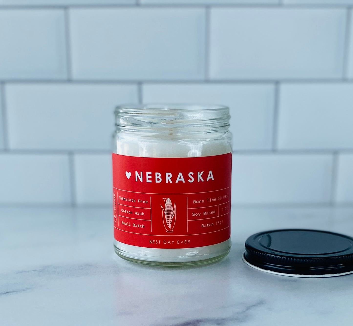 Nebraska Candle