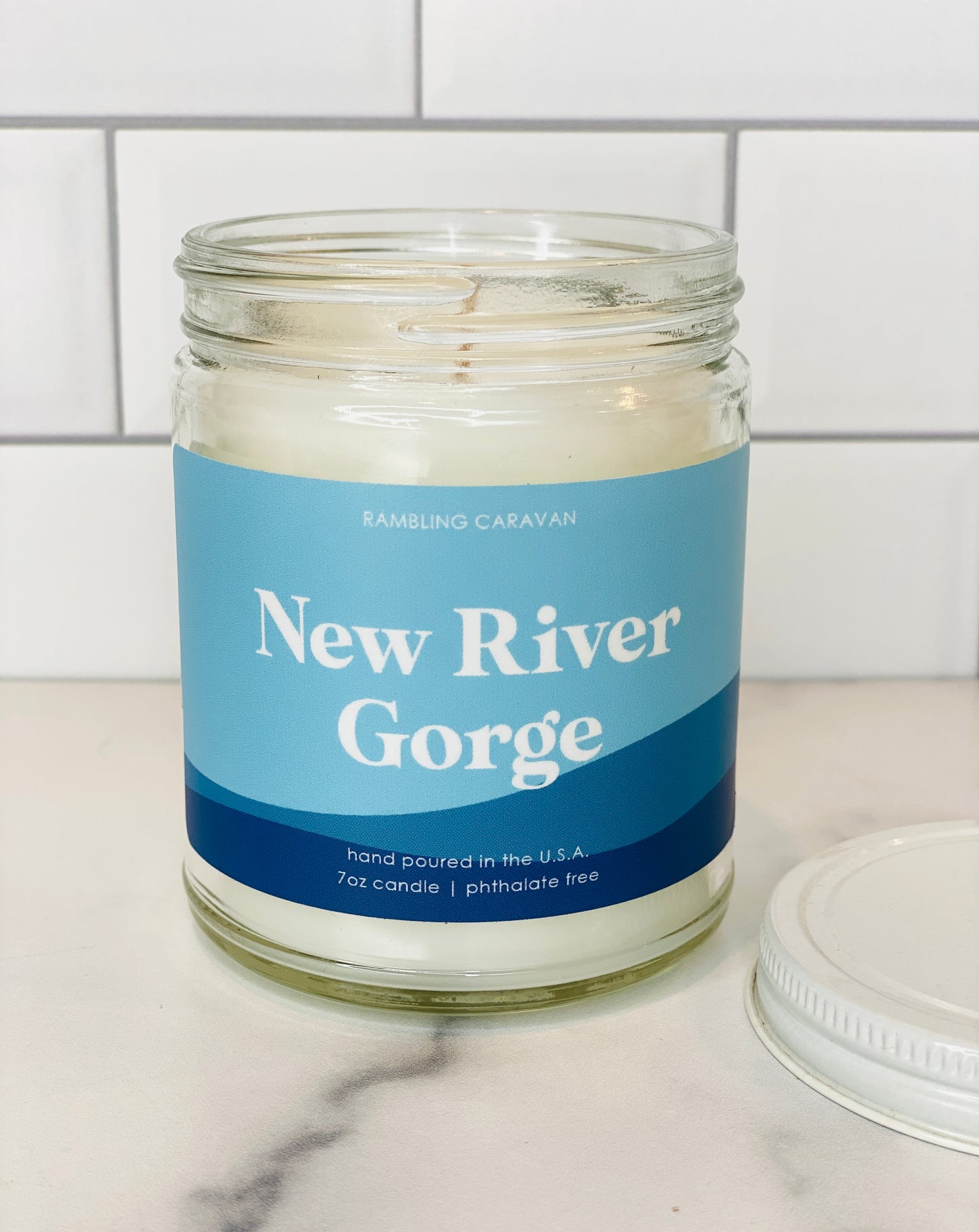 New River Gorge, WV Candle